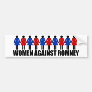 Autocollant De Voiture Femmes contre Romney