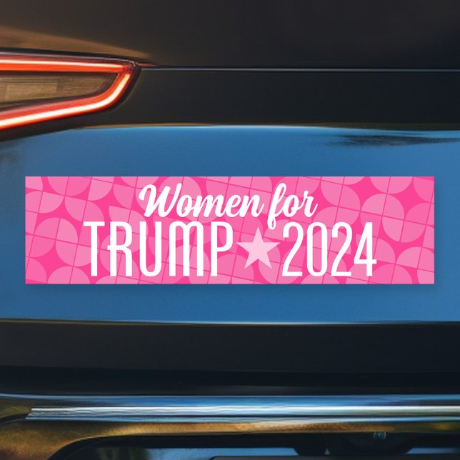 Autocollant De Voiture Femmes pour Trump 2024 Garder l'Amérique grande (Trump Bumper Sticker)