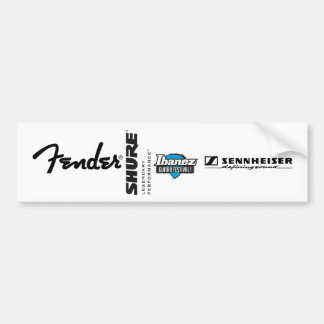 Autocollant De Voiture Fendre shure Ibanez Bumper Sticker