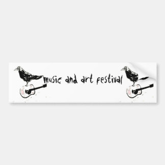 Autocollant De Voiture festival de musique et d'art