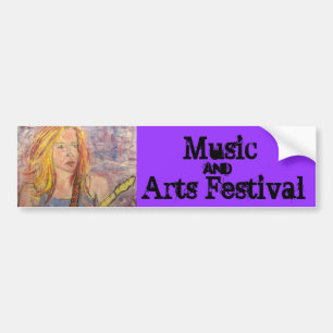 Autocollant De Voiture Festival de musique et d'arts