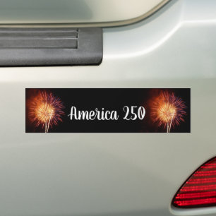 Autocollant De Voiture Feux d'artifice Rouges, Blancs et Bleus I Patrioti