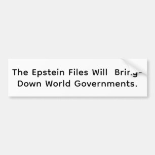 Autocollant De Voiture Fichiers Epstein Fin Gouvernements Hankamer Artjun