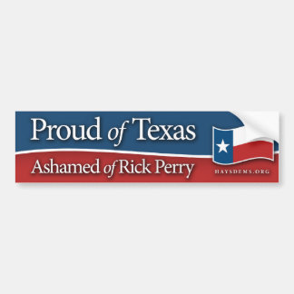 Autocollant De Voiture Fier de l'adhésif pour pare-chocs du Texas
