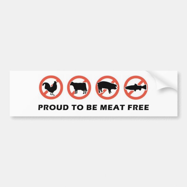 Autocollant De Voiture Fier d'être viande libérez l'adhésif pour (Devant)