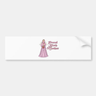 Autocollant De Voiture Fier Naissance Mère Angel Design
