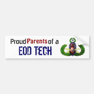 Autocollant De Voiture Fier, technologie d'EOD, parents