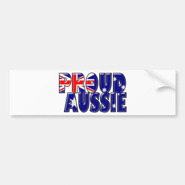 Autocollant De Voiture fière Aussie (Devant)