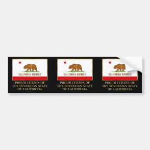 Autocollant De Voiture Fière citoyenne de Californie