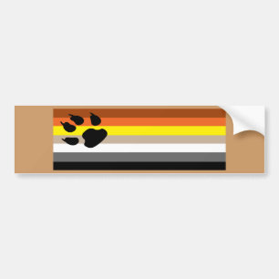 Autocollant De Voiture fierté de l'ours gay