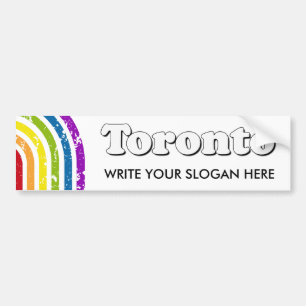 AUTOCOLLANT DE VOITURE FIERTÉ DE TORONTO