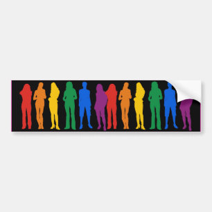 Autocollant De Voiture FIERTE LESBIENNE -.png