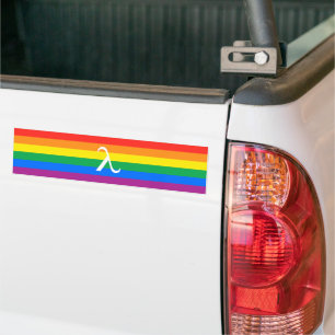 Autocollant De Voiture Fierté LGBT et activisme Lambda