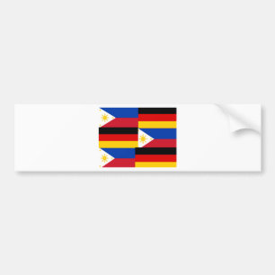 AUTOCOLLANT DE VOITURE FILIPINO-ALLEMAND