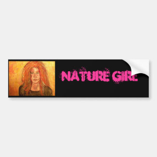 Autocollant De Voiture Fille de la nature