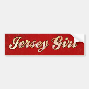 Autocollant De Voiture Fille du Jersey