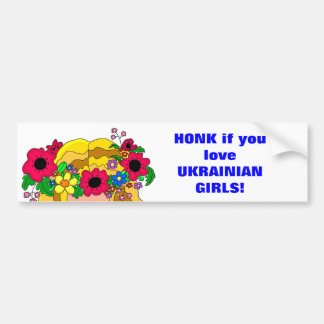 Autocollant De Voiture Filles ukrainiennes