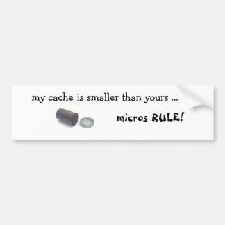 Autocollant De Voiture FilmCanister, ma cachette est plus petit que le