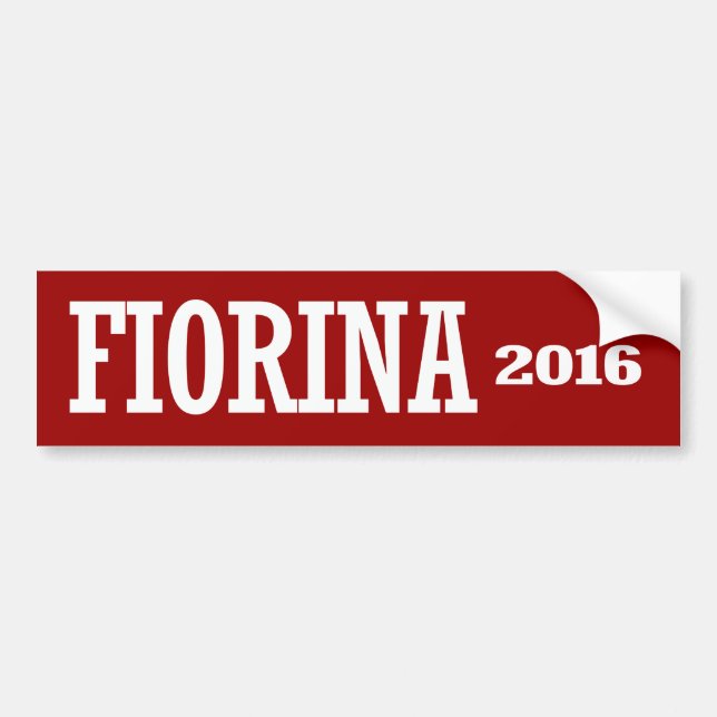 AUTOCOLLANT DE VOITURE FIORINA 2016 (Devant)