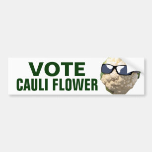 Autocollant De Voiture Fleur de Cauli de vote
