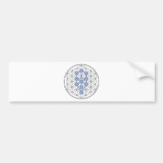 Autocollant De Voiture Fleur de la vie et arbre de la vie