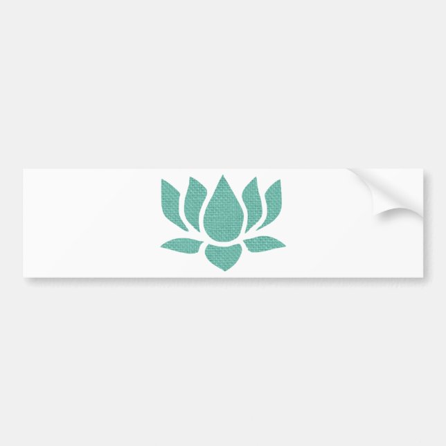 Autocollant De Voiture fleur de lotus (Devant)