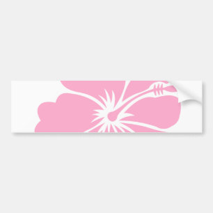 Autocollant De Voiture Fleur rose H de ketmie