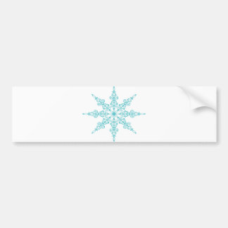 AUTOCOLLANT DE VOITURE FLOCON DE NEIGE