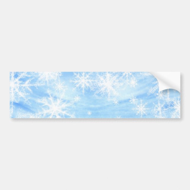 Autocollant De Voiture Flocons de neige (Devant)