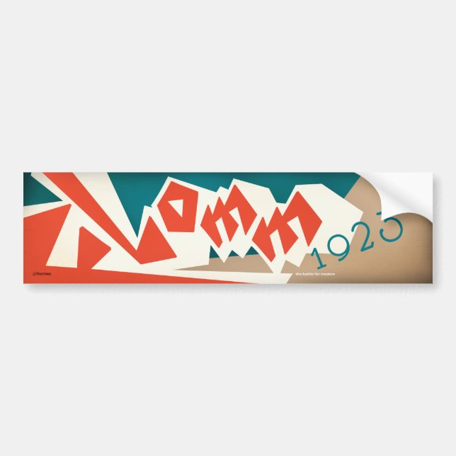 AUTOCOLLANT DE VOITURE FLOMM 1923 (Devant)