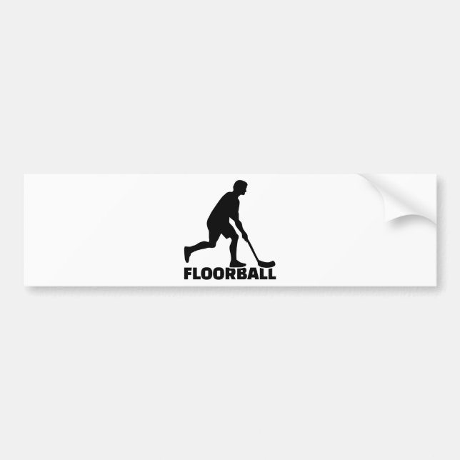 Autocollant De Voiture Floorball (Devant)