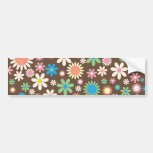 Autocollant De Voiture Floral