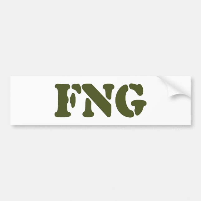 AUTOCOLLANT DE VOITURE FNG (Devant)
