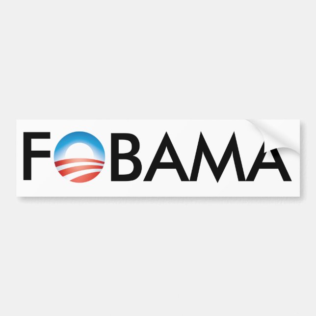 AUTOCOLLANT DE VOITURE FOBAMA (Devant)