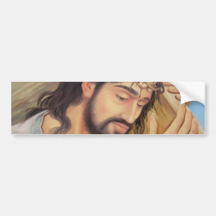 Autocollant De Voiture Foi chrétienne Jésus Christ