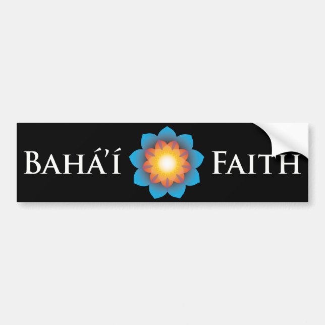 Autocollant De Voiture Foi de Bahá'í (Devant)