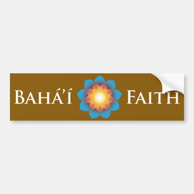 Autocollant De Voiture Foi de Bahá'í (Devant)