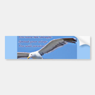 Autocollant De Voiture Foi et force_