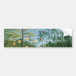 Autocollant De Voiture Forêt tropicale, Henri Rousseau