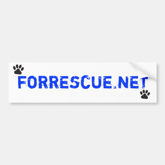 Autocollant De Voiture Forrescue.net (Devant)