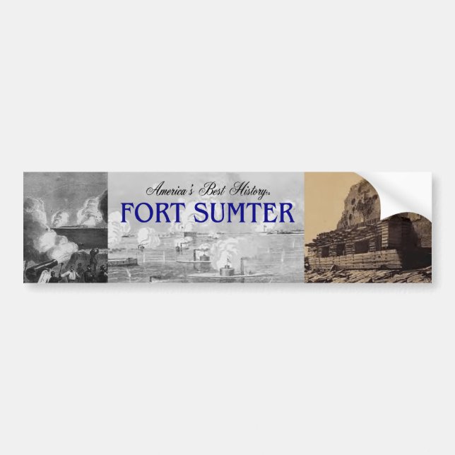 Autocollant De Voiture Fort Sumter (Devant)