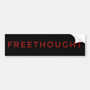 Autocollant De Voiture Freethought sceptique Bumperstickers