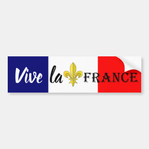 Autocollant De Voiture French flag Vive Le France