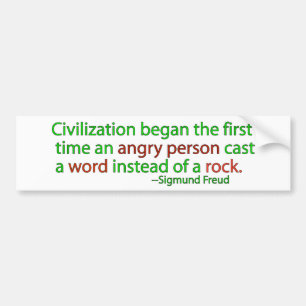 Autocollant De Voiture Freud sur la civilisation