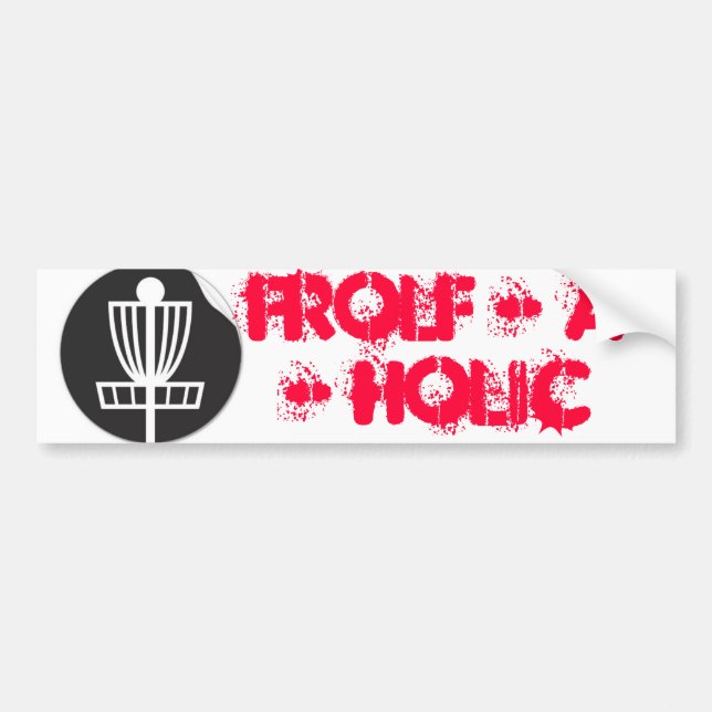 Autocollant De Voiture Frolf - A - Holic (Devant)
