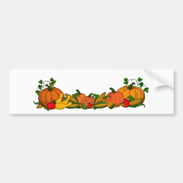 Autocollant De Voiture frontière d'automne (Devant)