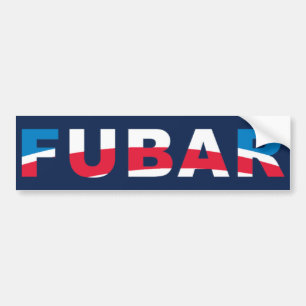 AUTOCOLLANT DE VOITURE FUBAR