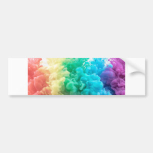 Autocollant De Voiture fumée arc-en-ciel