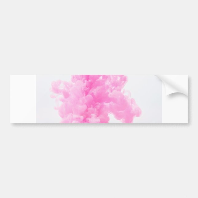 Autocollant De Voiture fumée rose (Devant)