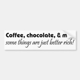 Autocollant De Voiture Funny coffee quote gift ideas bumpersticker gifts